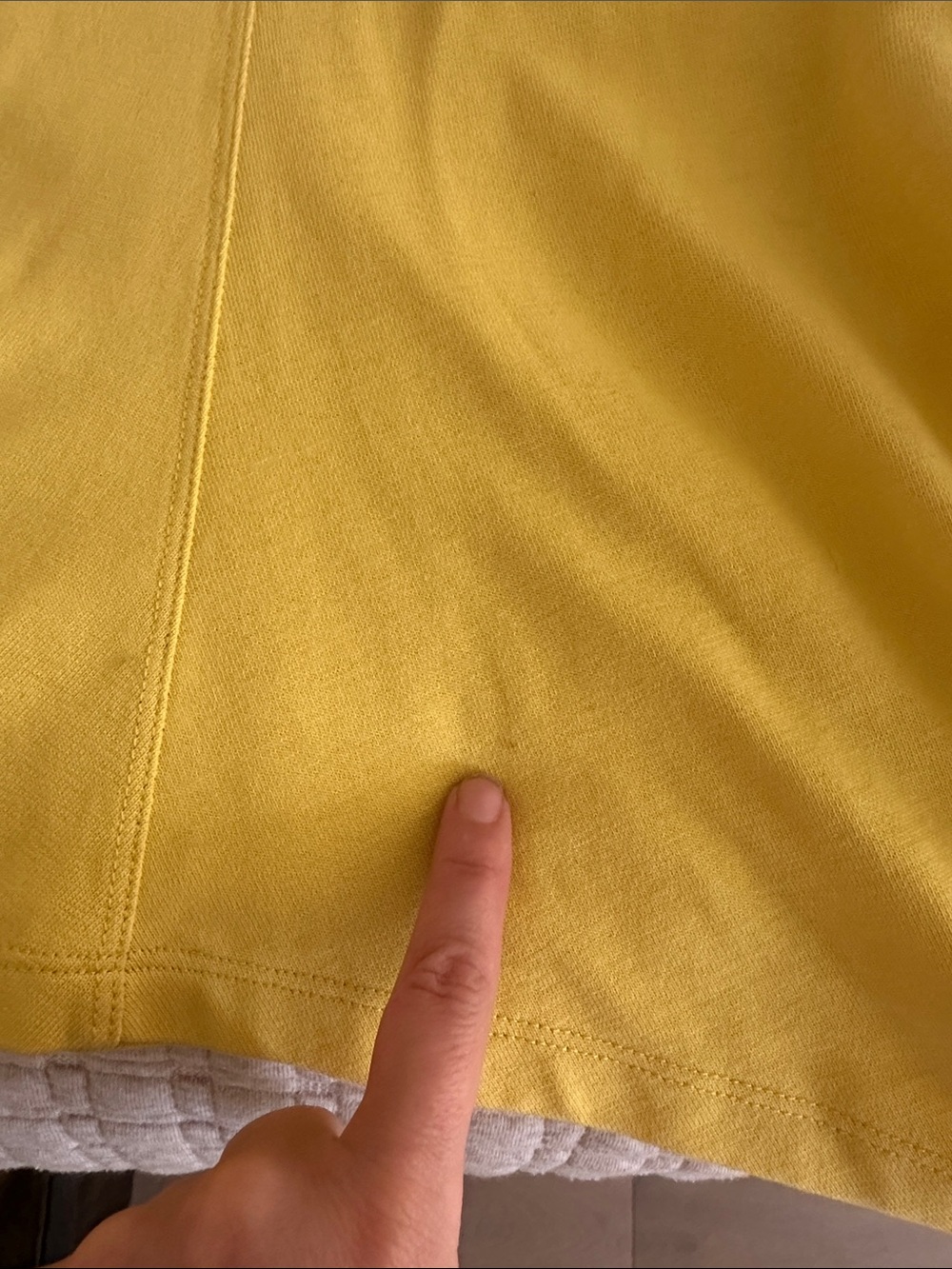 All Saints Lemon Drawstring Ruched Crop Top - Picture 7 of 10